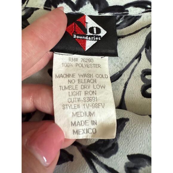 90's vintage floral lace babydoll skater girl mini dress MEDIUM no boundaries - Picture 7 of 7